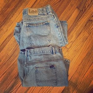 Vintage high waisted jean shorts